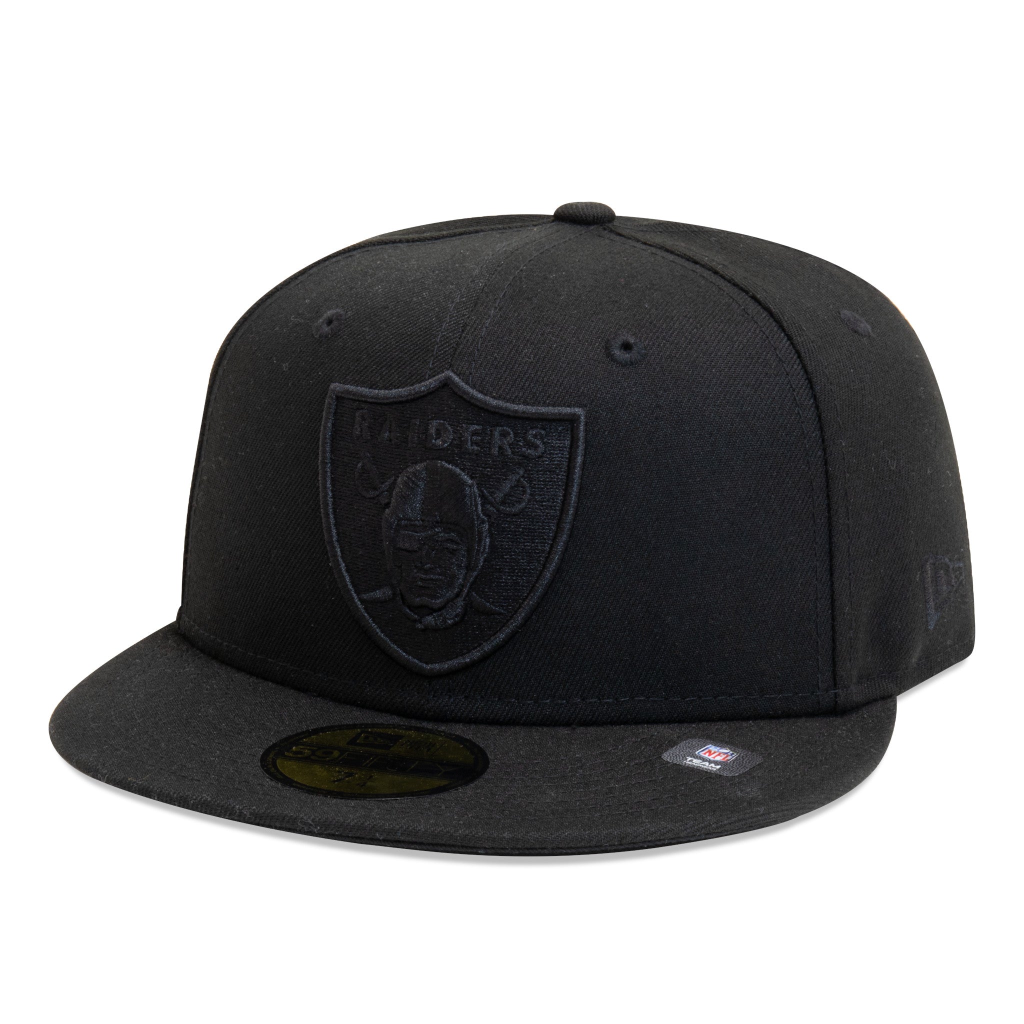 New Era - 59Fifty Fitted Cap Las Vegas Raiders - Black On Black - Headz Up 