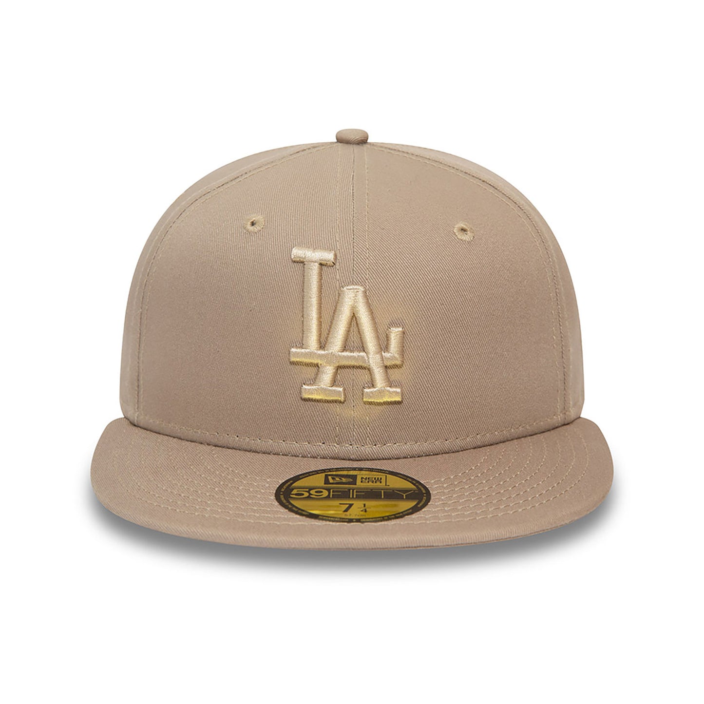 59Fifty Fitted Cap League Essential Los Angeles Dodgers - Light Brown - Headz Up 