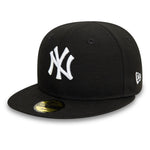 Sort New Era Yankees børnefitted kasket med 59FIFTY pasform til spædbørn, blødt og behageligt materiale