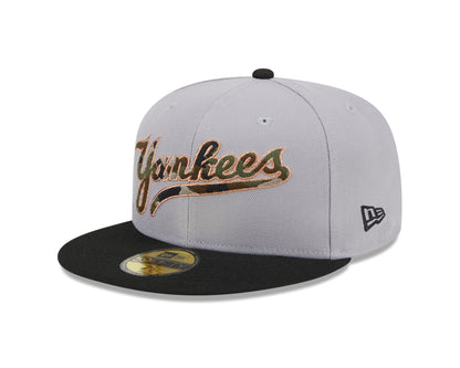 New Era - CAMO FILL - New York Yankees - Grey - Headz Up 