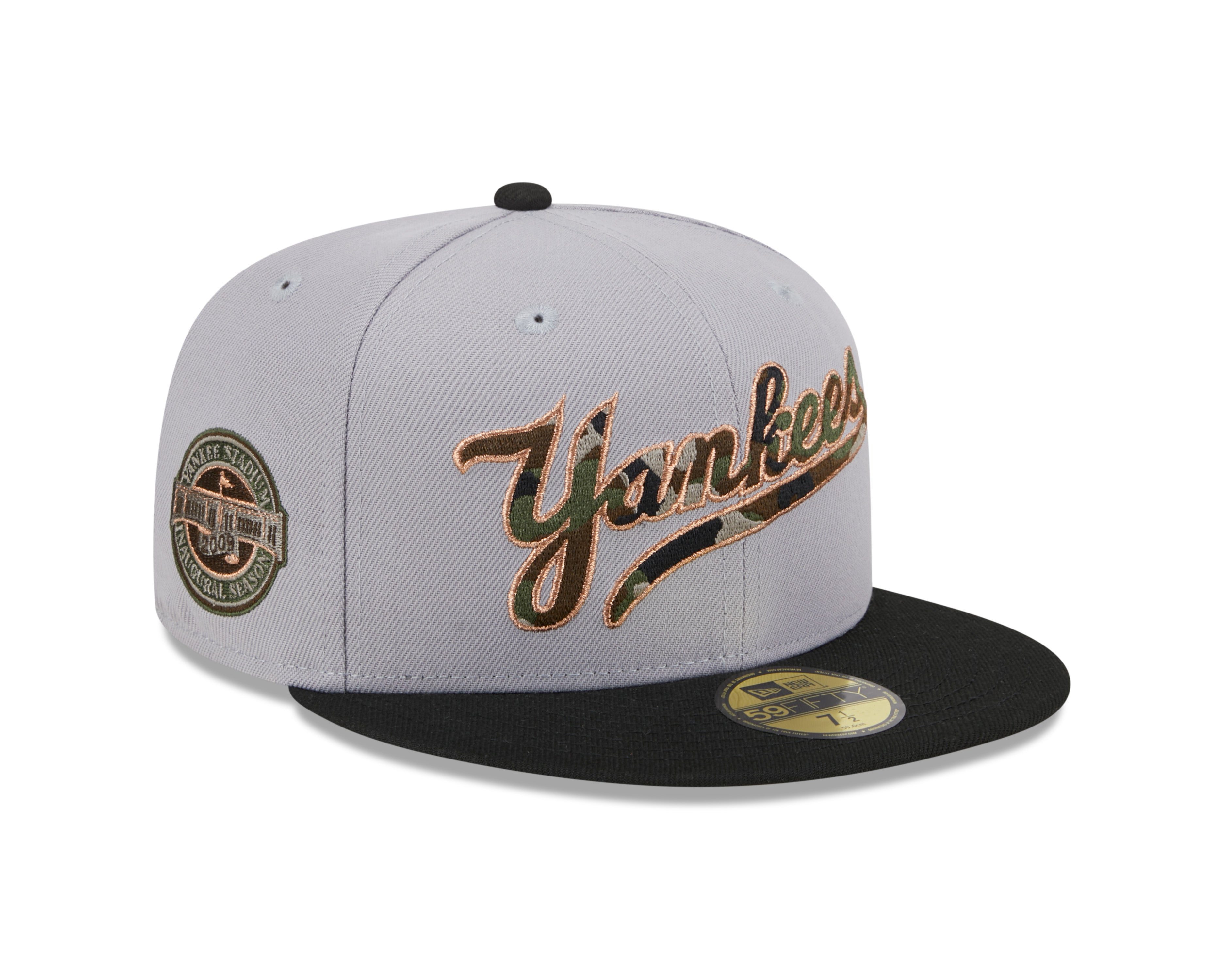 New Era - CAMO FILL - New York Yankees - Grey - Headz Up 