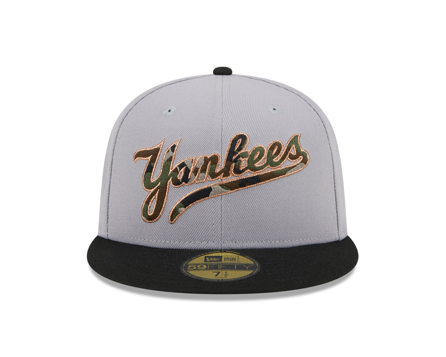 New Era - CAMO FILL - New York Yankees - Grey - Headz Up 