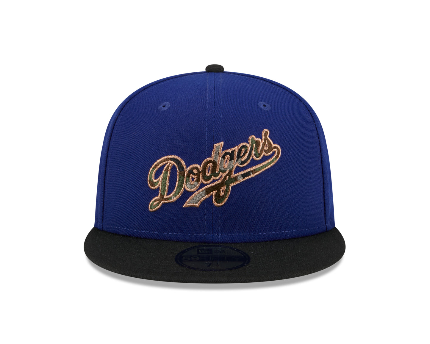 New Era - CAMO FILL - 59fifty Fitted Cap - Los Angeles Dodgers - Blue - Headz Up 