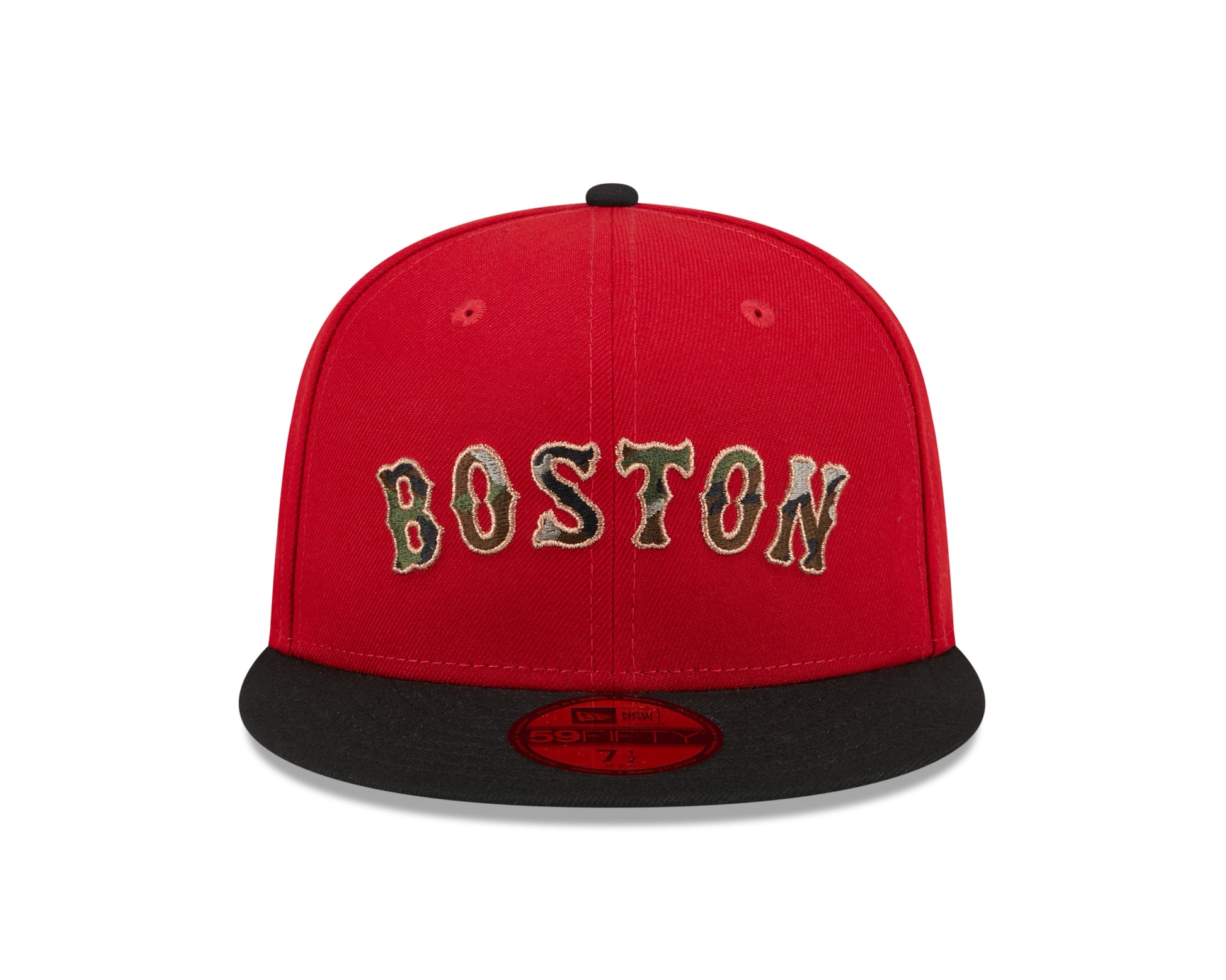 New Era - CAMO FILL - 59fifty Fitted Cap - Boston Red Sox - Red - Headz Up 