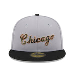 New Era - CAMO FILL - 59fifty Fitted Cap - Chicago White Sox - Grey - Headz Up 