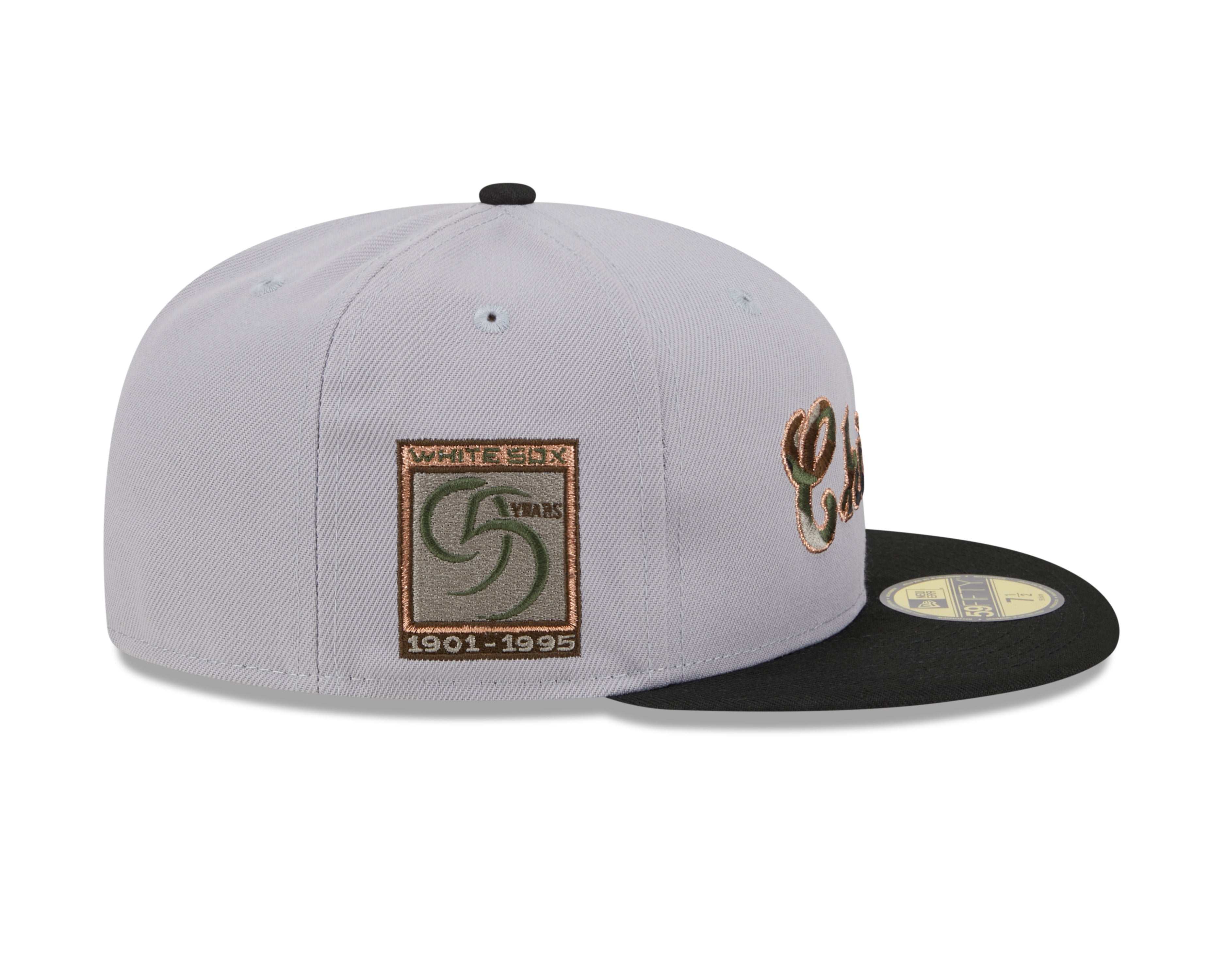 New Era - CAMO FILL - 59fifty Fitted Cap - Chicago White Sox - Grey - Headz Up 