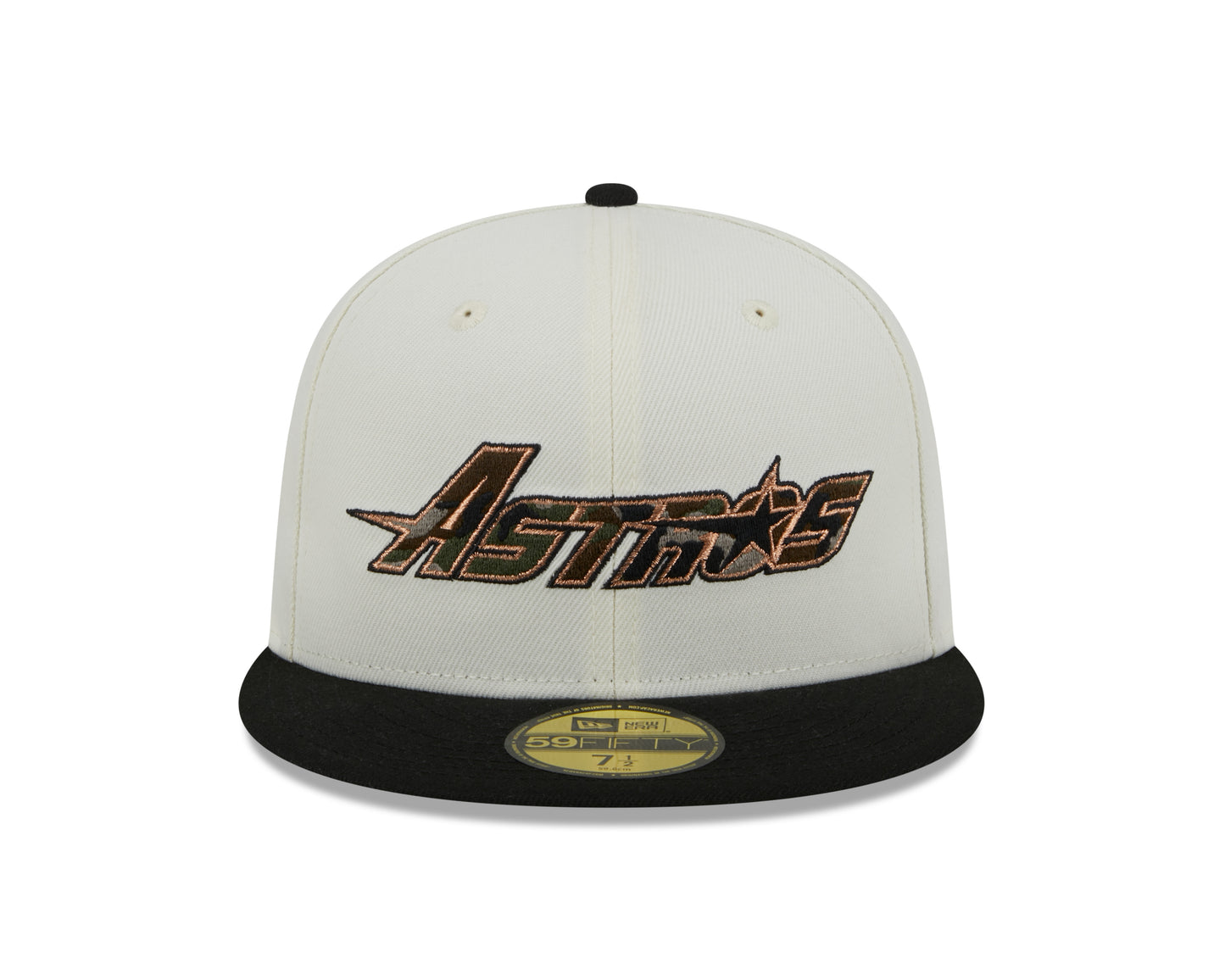 New Era - CAMO FILL - 59fifty Fitted Cap - Houston Astros - White - Headz Up 