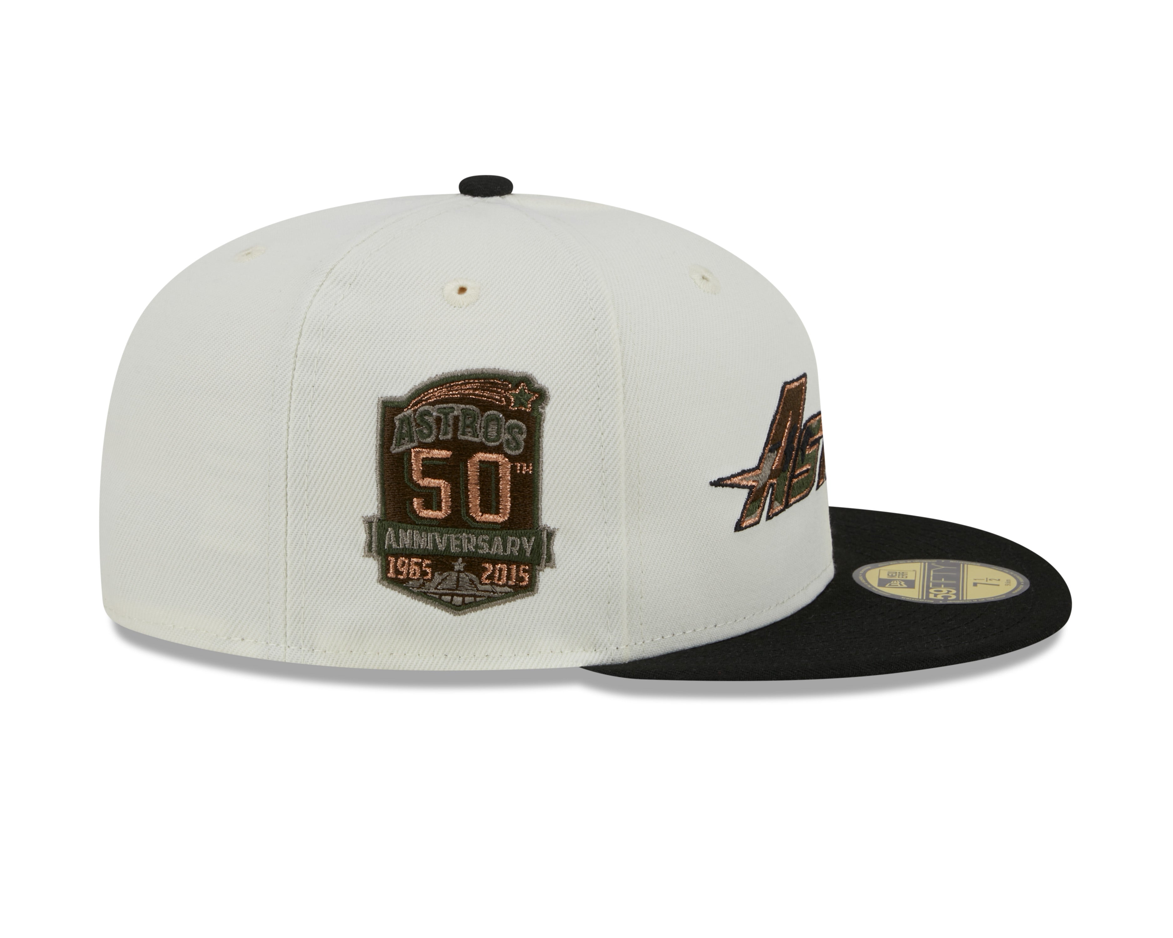 New Era - CAMO FILL - 59fifty Fitted Cap - Houston Astros - White - Headz Up 