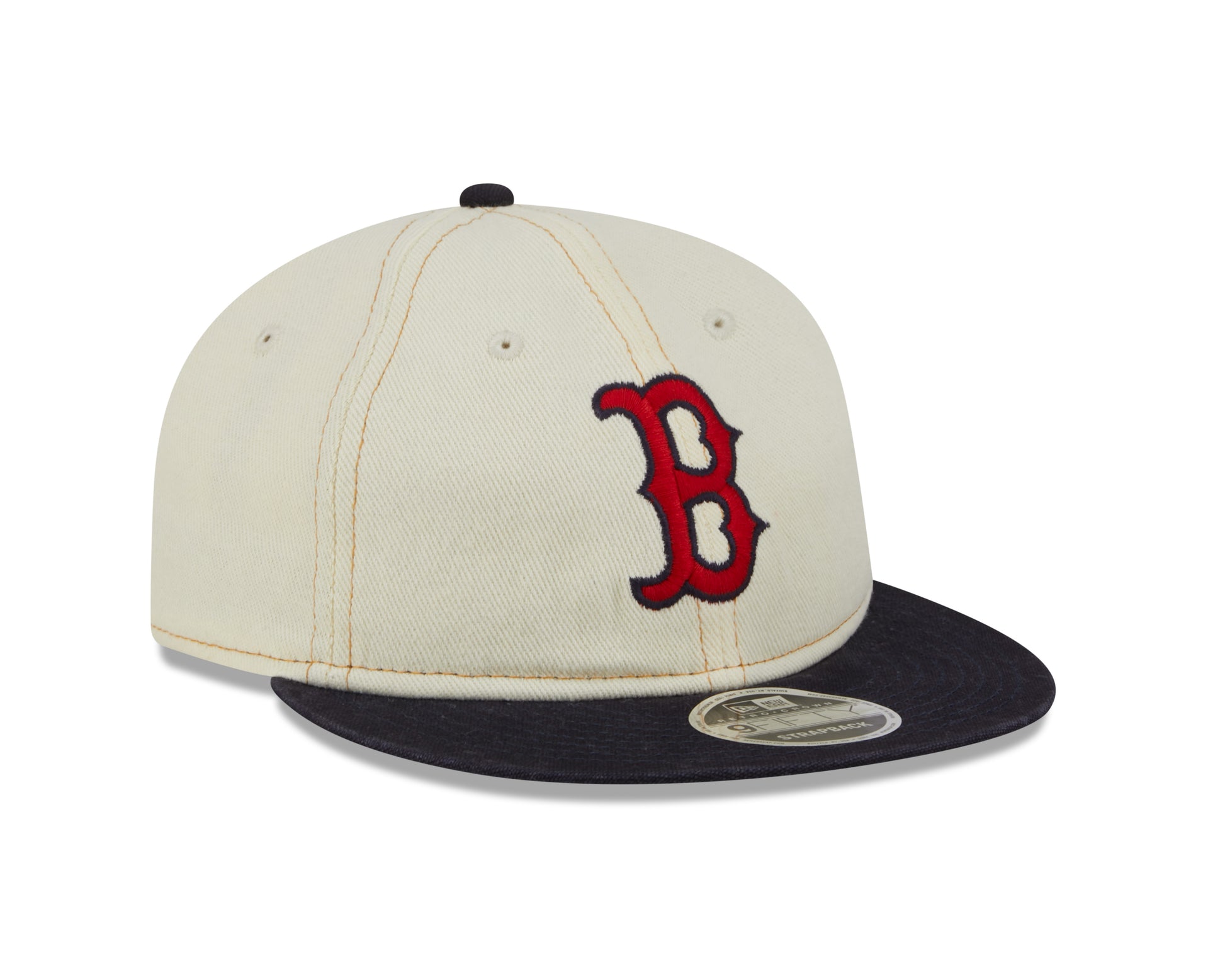 New Era - 9Fifty Retro Crown - Chrome Denim - Boston Red Sox - Chrome White - Headz Up 