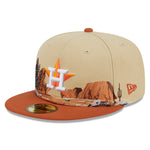 New Era - 59Fifty Fitted Cap TEAM LANDSCAPE - Houston Astros - VGD - Headz Up 