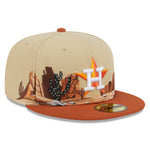 New Era - 59Fifty Fitted Cap TEAM LANDSCAPE - Houston Astros - VGD - Headz Up 