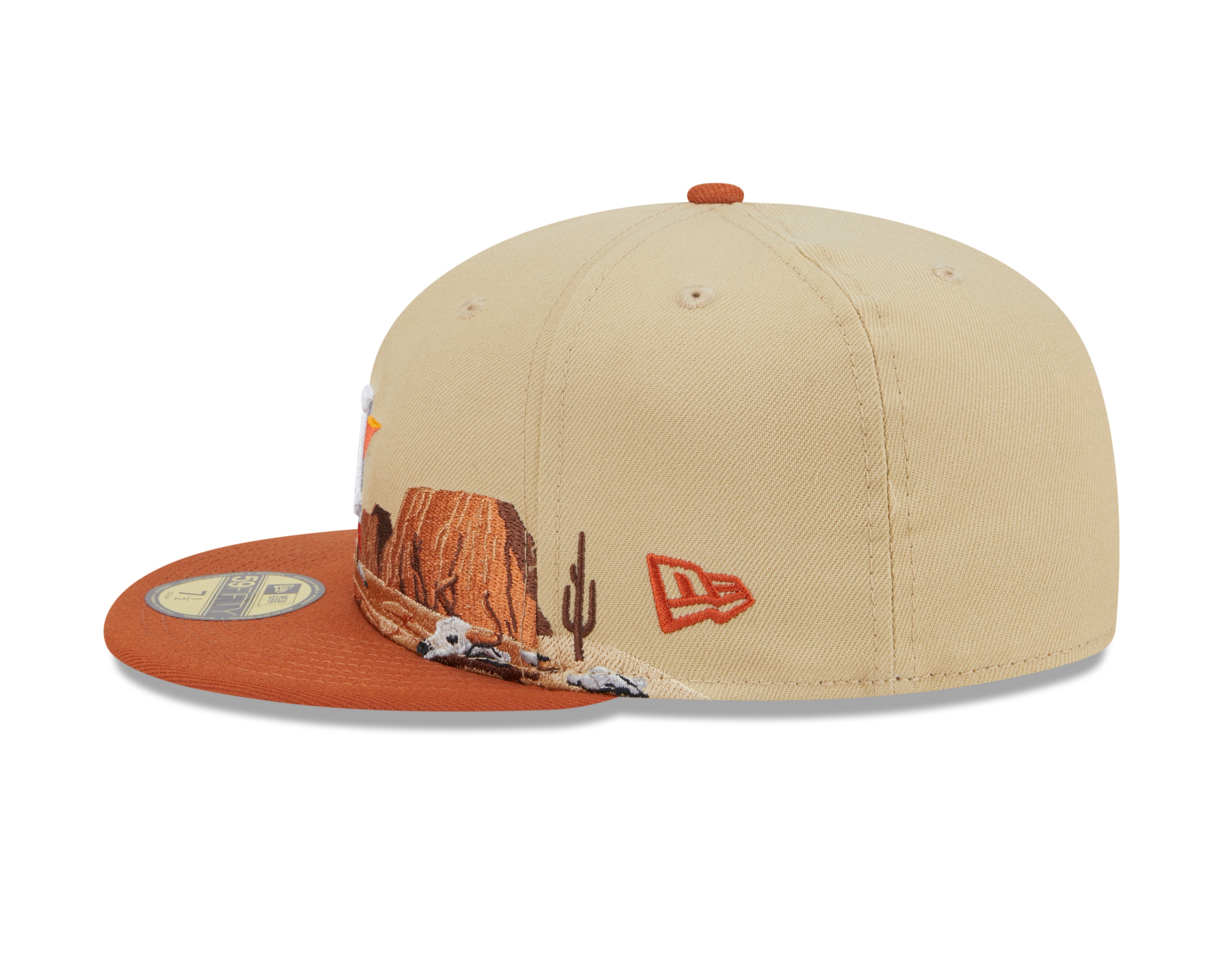 New Era - 59Fifty Fitted Cap TEAM LANDSCAPE - Houston Astros - VGD - Headz Up 