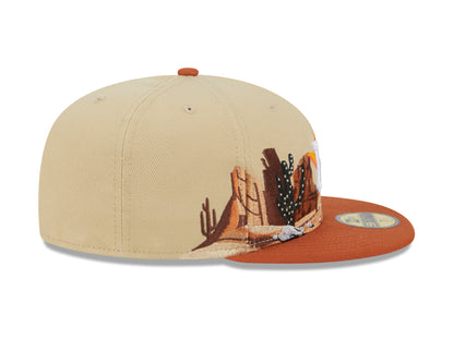 New Era - 59Fifty Fitted Cap TEAM LANDSCAPE - Houston Astros - VGD - Headz Up 