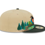 New Era - 59Fifty Fitted Cap TEAM LANDSCAPE - Baltimore Orioles - VGD - Headz Up 