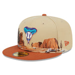 New Era - 59Fifty Fitted Cap TEAM LANDSCAPE - Arizona Diamondbacks - VGD - Headz Up 