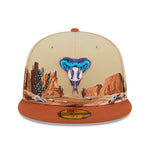 New Era - 59Fifty Fitted Cap TEAM LANDSCAPE - Arizona Diamondbacks - VGD - Headz Up 