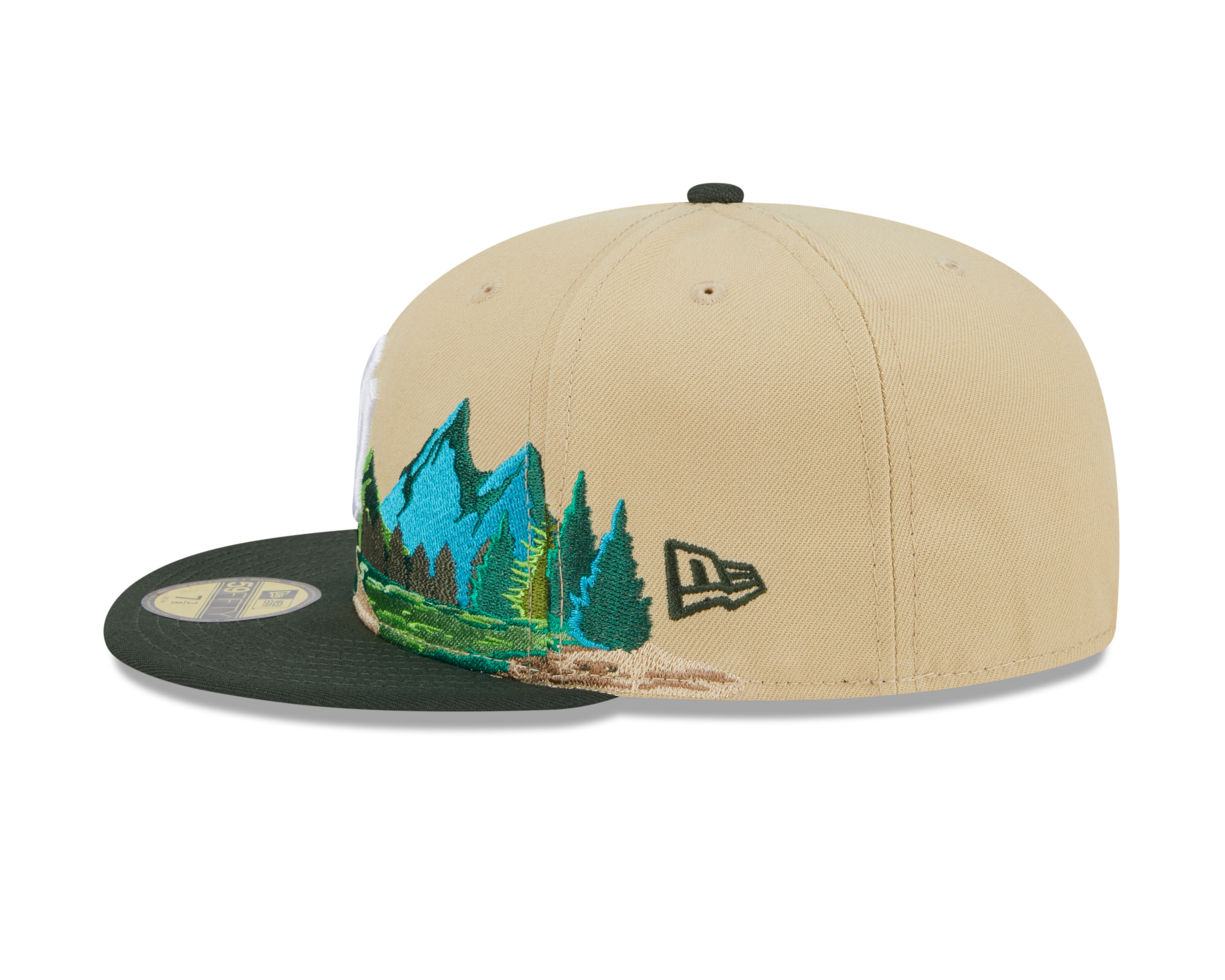 New Era - 59Fifty Fitted Cap TEAM LANDSCAPE - New York Yankees - VGD - Headz Up 