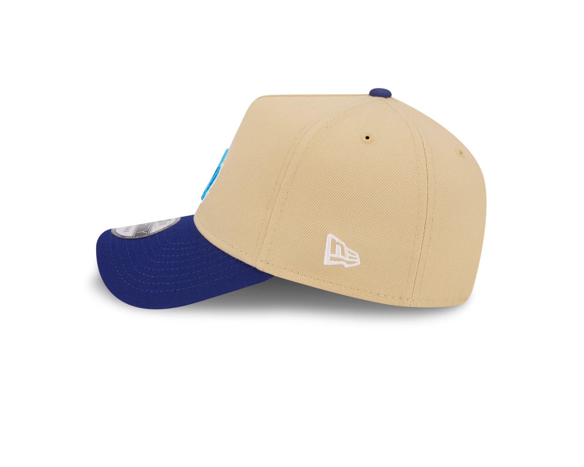 New Era - Los Angeles Dodgers - City Side Patch - 9forty A-Frame Cap - Light Beige - Headz Up 