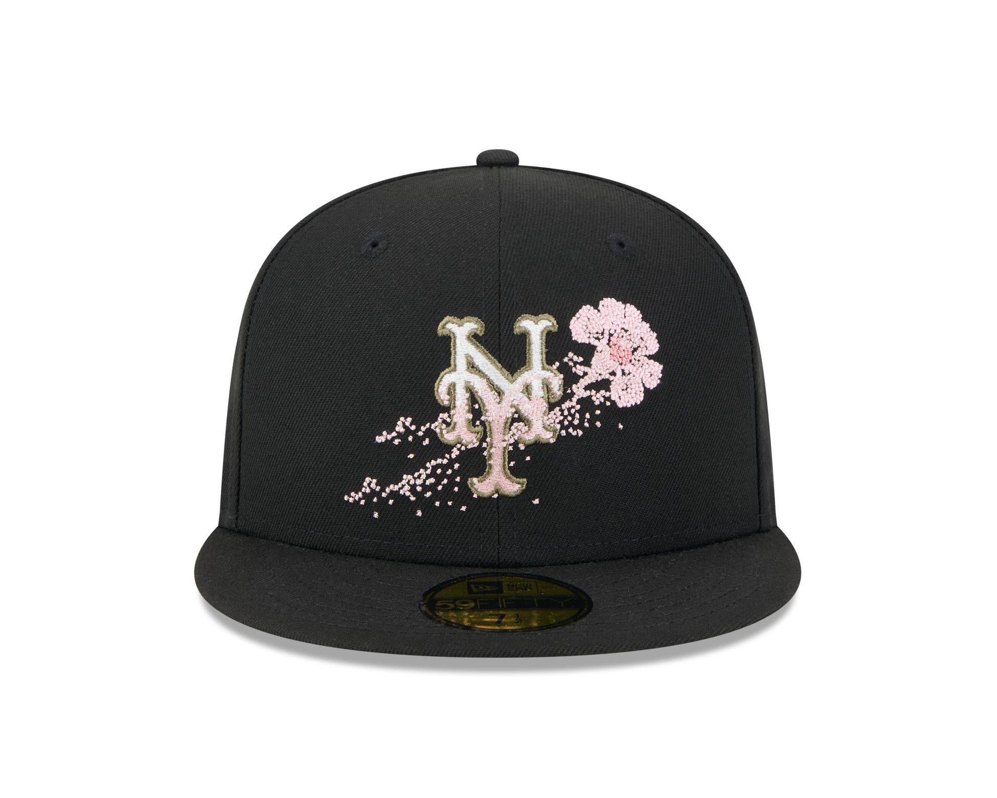 New Era - 59fifty Fitted Cap - New York Mets - DOTTED FLORAL - Black - Headz Up 