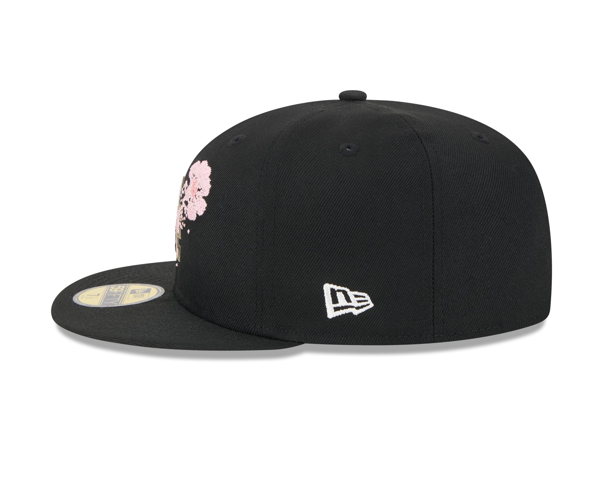 New Era - 59fifty Fitted Cap - Los Angeles Dodgers - DOTTED FLORAL - Black - Headz Up 