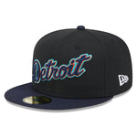 New Era - 59fifty Fitted Cap - Detroit Tigers - RETRO SPRING TRAINING - Black - Headz Up 