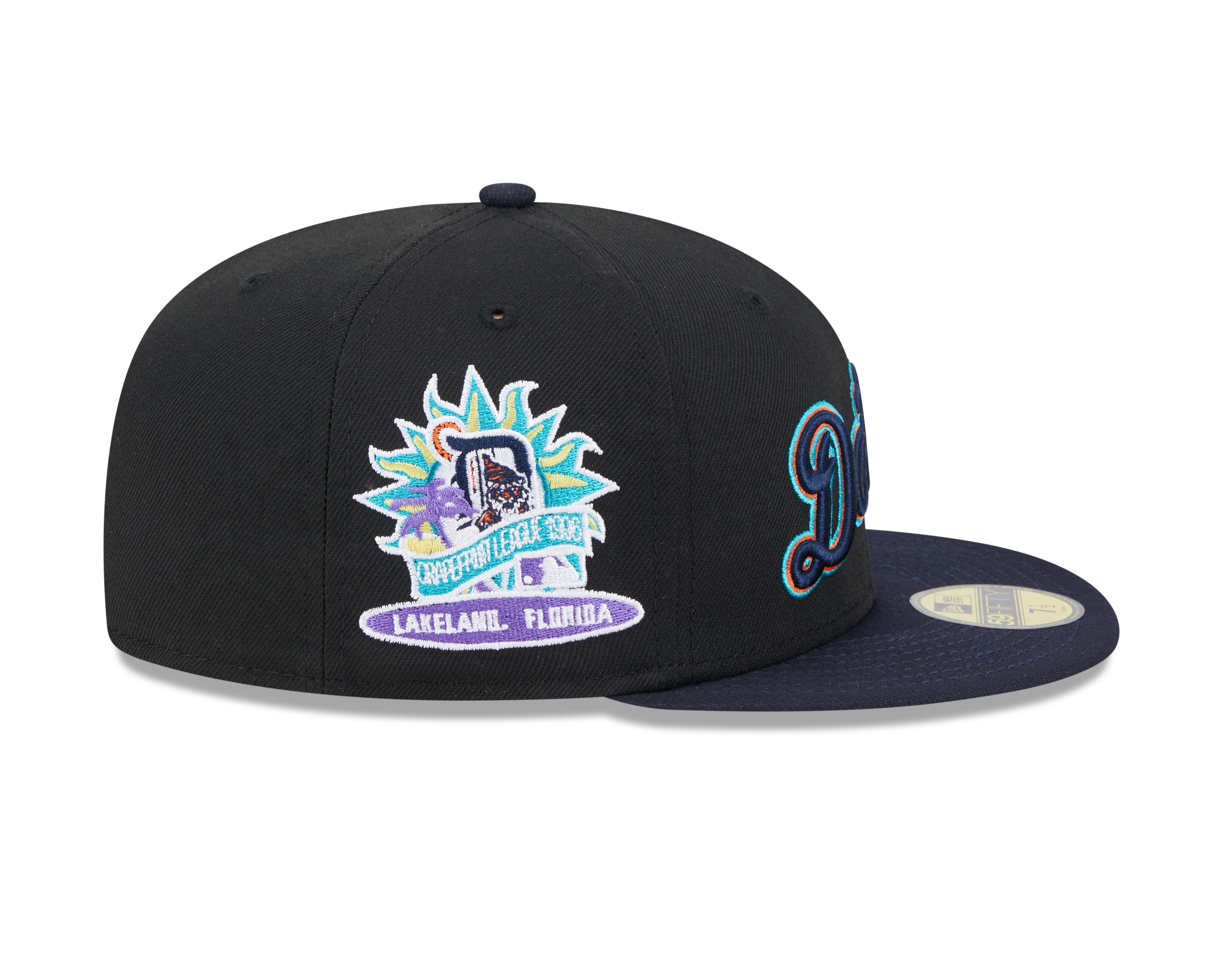 New Era - 59fifty Fitted Cap - Detroit Tigers - RETRO SPRING TRAINING - Black - Headz Up 