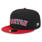 New Era - 59fifty Fitted Cap - Boston Red Sox - RETRO SPRING TRAINING - Black - Headz Up 