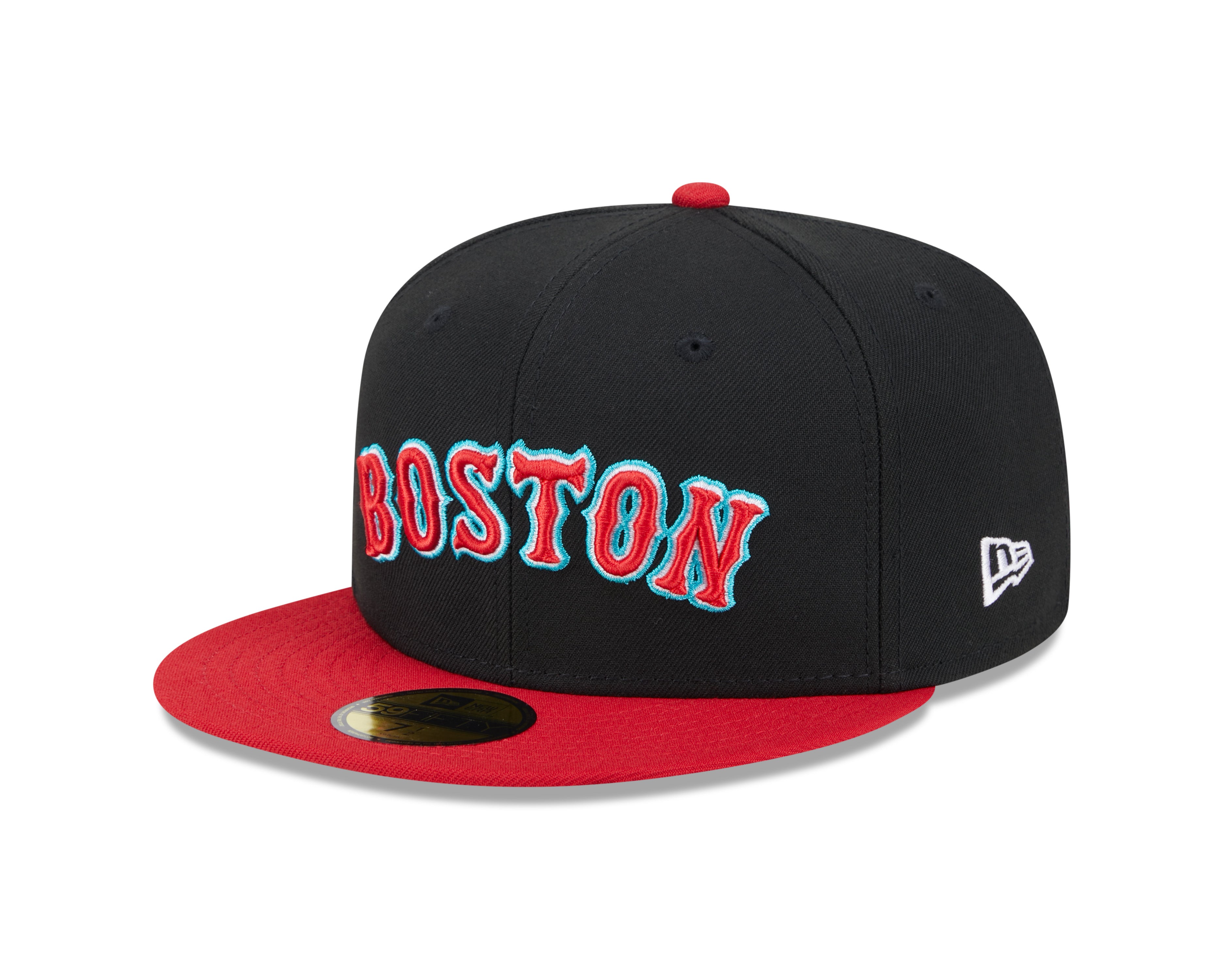 New Era - 59fifty Fitted Cap - Boston Red Sox - RETRO SPRING TRAINING - Black - Headz Up 