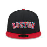 New Era - 59fifty Fitted Cap - Boston Red Sox - RETRO SPRING TRAINING - Black - Headz Up 