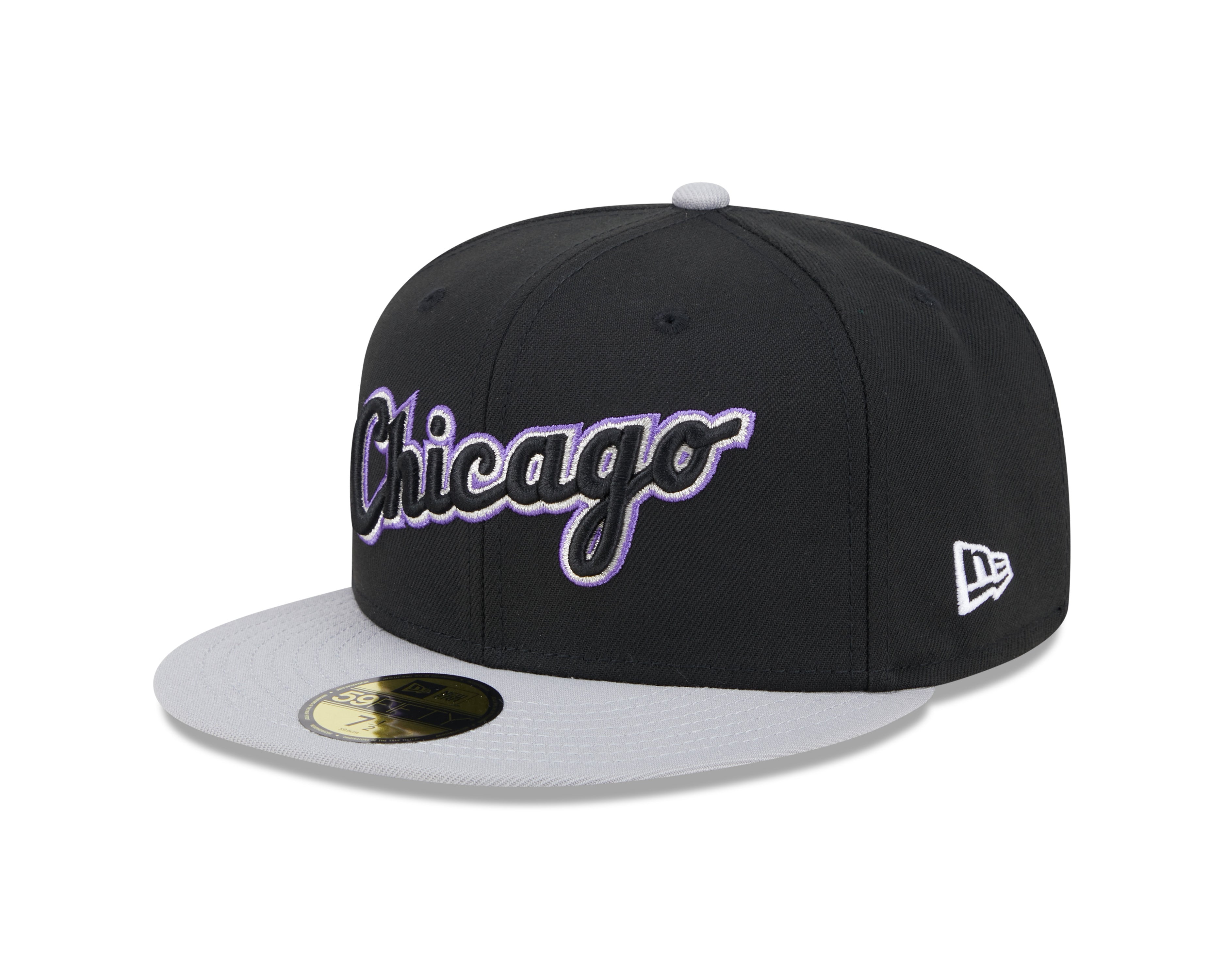 New Era - 59fifty Fitted Cap - Chicago White Sox - RETRO SPRING TRAINING - Black - Headz Up 