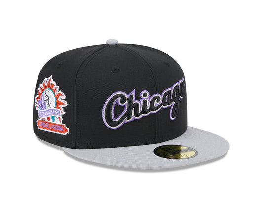 New Era - 59fifty Fitted Cap - Chicago White Sox - RETRO SPRING TRAINING - Black - Headz Up 