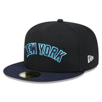 New Era - 59fifty Fitted Cap - New York Yankees - RETRO SPRING TRAINING - Black - Headz Up 