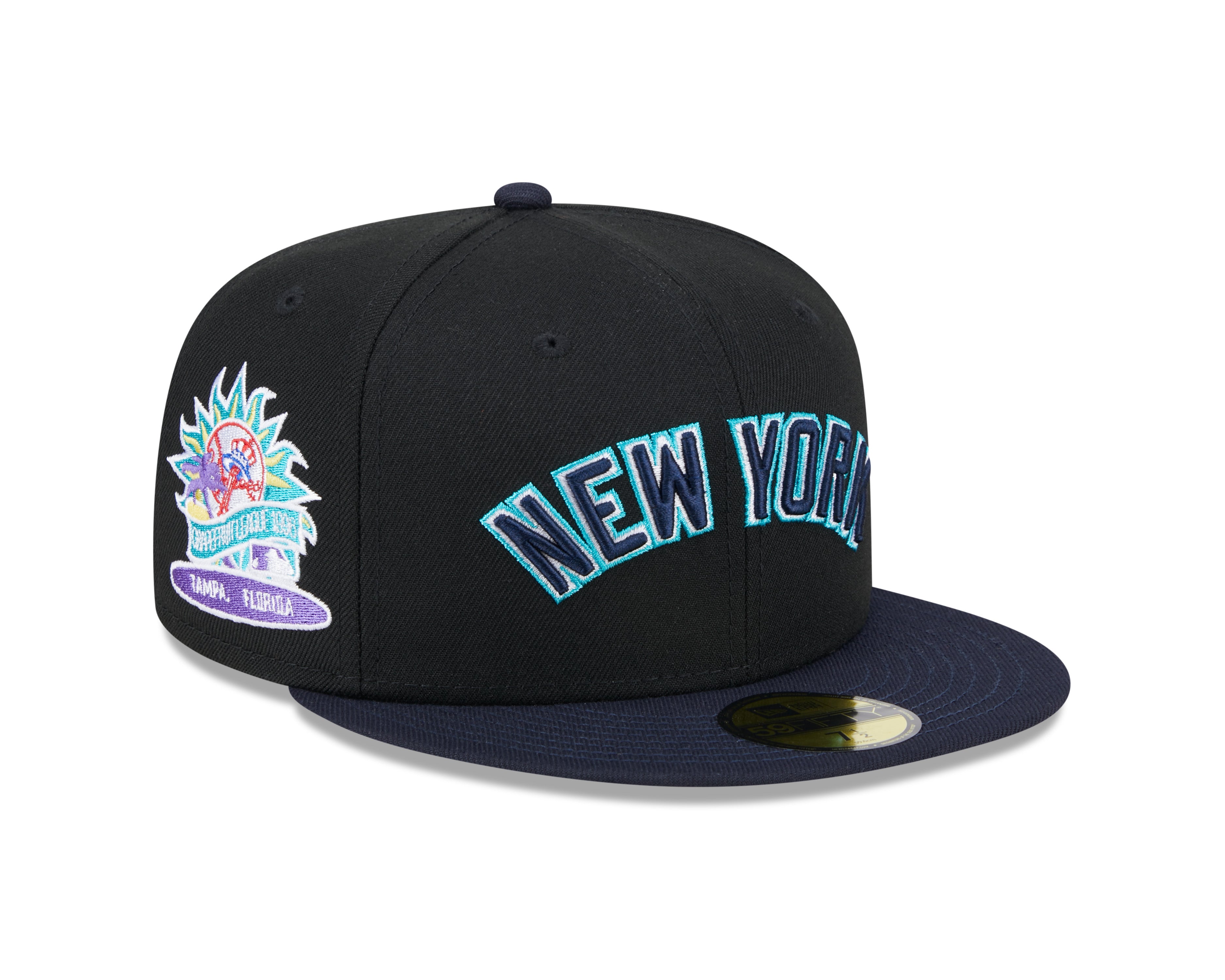 New Era - 59fifty Fitted Cap - New York Yankees - RETRO SPRING TRAINING - Black - Headz Up 