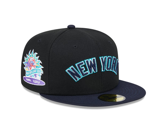 New Era - 59fifty Fitted Cap - New York Yankees - RETRO SPRING TRAINING - Black - Headz Up 