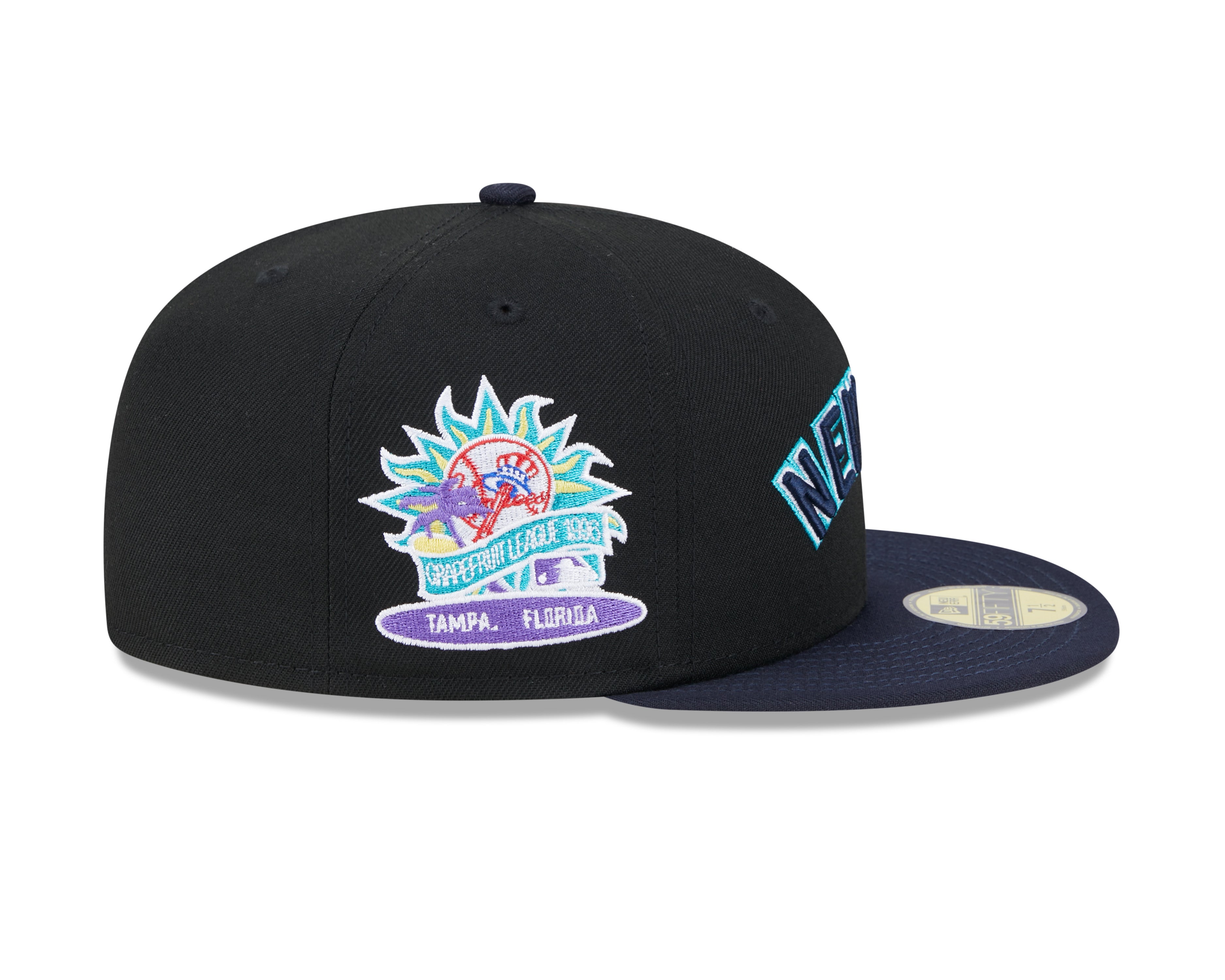 New Era - 59fifty Fitted Cap - New York Yankees - RETRO SPRING TRAINING - Black - Headz Up 