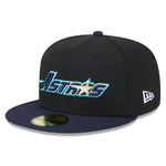 New Era - 59fifty Fitted Cap - Houston Astros - RETRO SPRING TRAINING - Black - Headz Up 