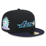 New Era - 59fifty Fitted Cap - Houston Astros - RETRO SPRING TRAINING - Black - Headz Up 