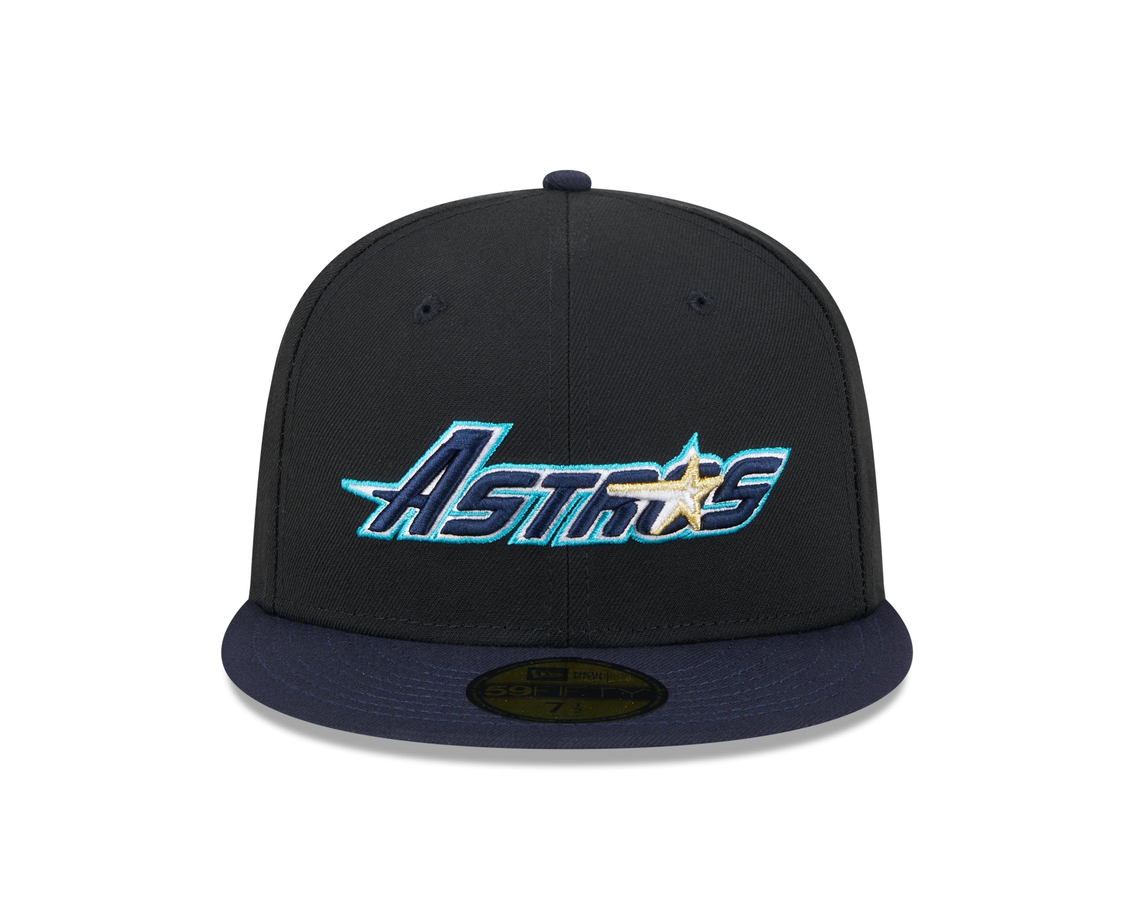 New Era - 59fifty Fitted Cap - Houston Astros - RETRO SPRING TRAINING - Black - Headz Up 