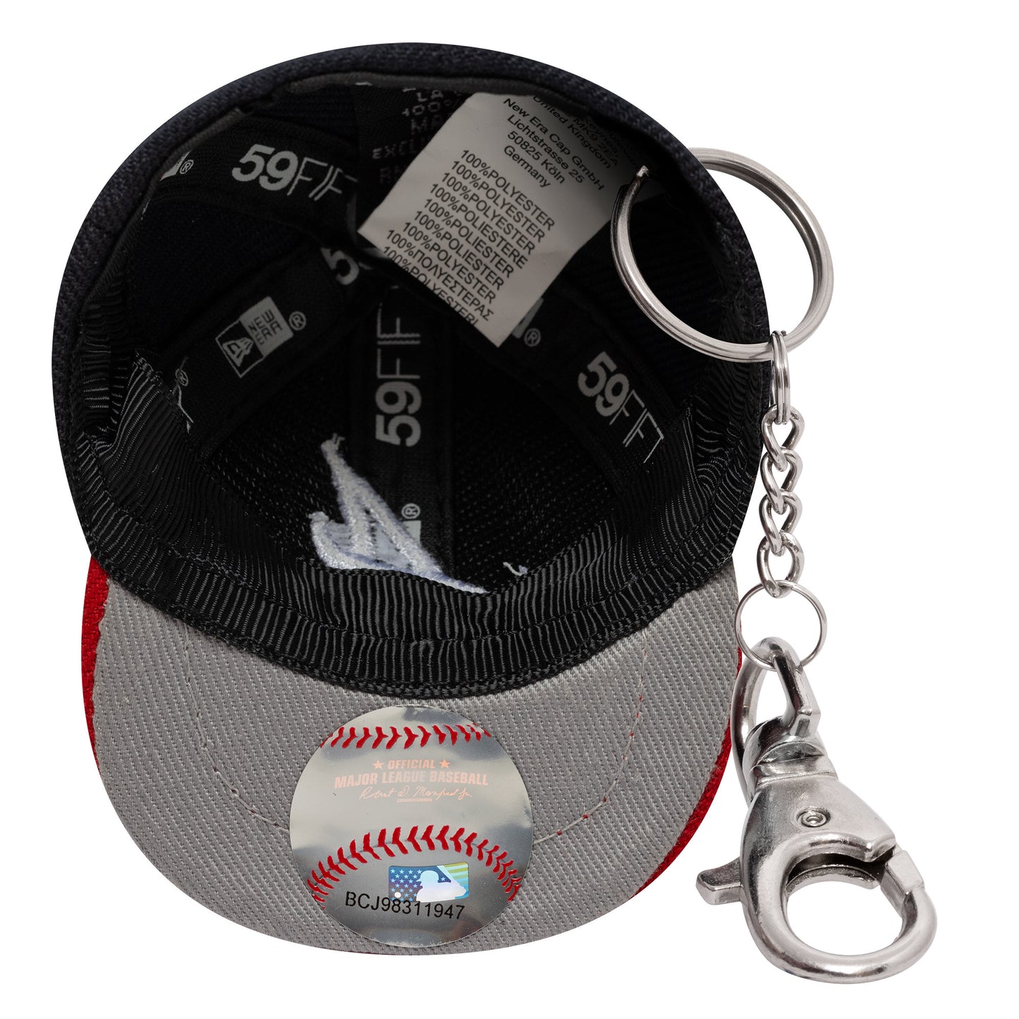 New Era - MLB MINI CAP KEYCHAIN - Atlanta Braves