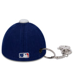 New Era LA Dodgers MLB mini-cap nøglekæde i mørkeblå med broderet logo