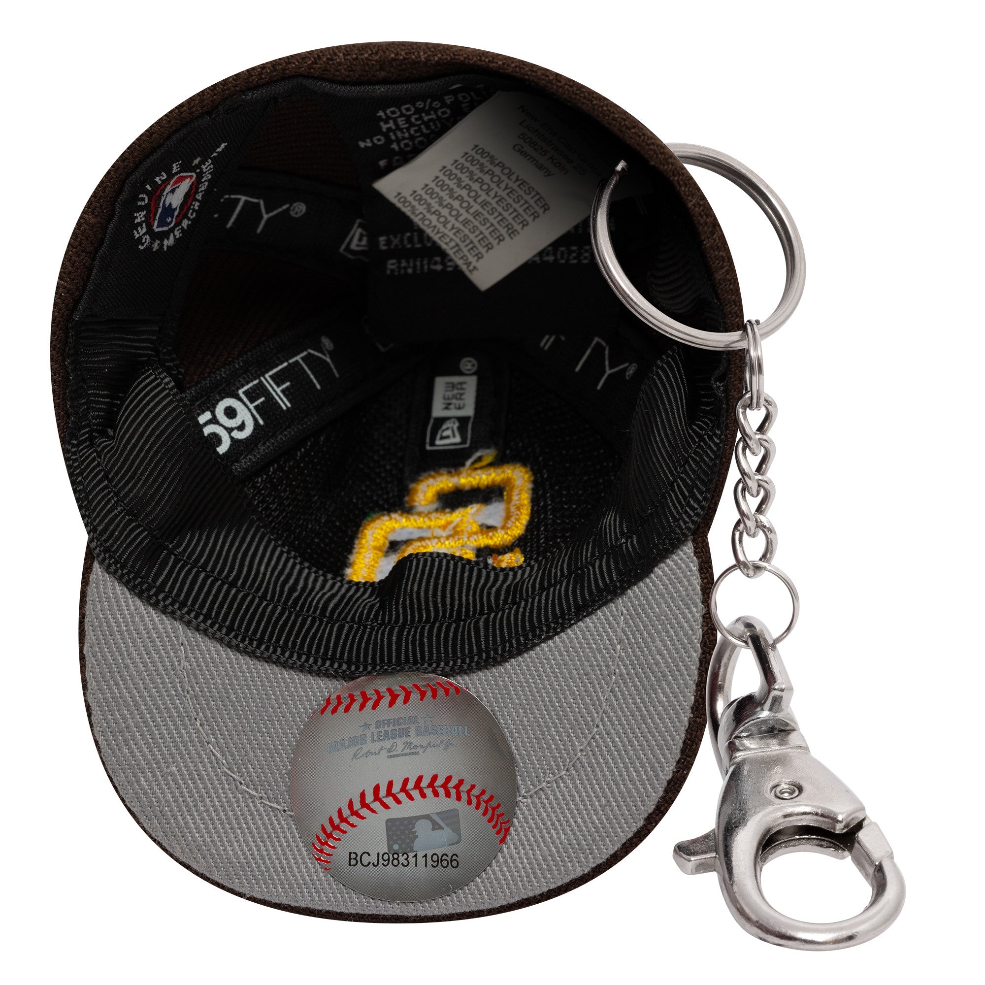 New Era - MLB MINI CAP KEYCHAIN - San Diego Padres - Headz Up 