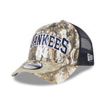 New Era New York Yankees 9FORTY A-Frame trucker cap med Realtree camo mønster, justerbar snapback.
