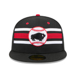New Era - 59fifty Fitted - MiLB - Theme Night - Buffalo Bisons- Black/Red - Headz Up 