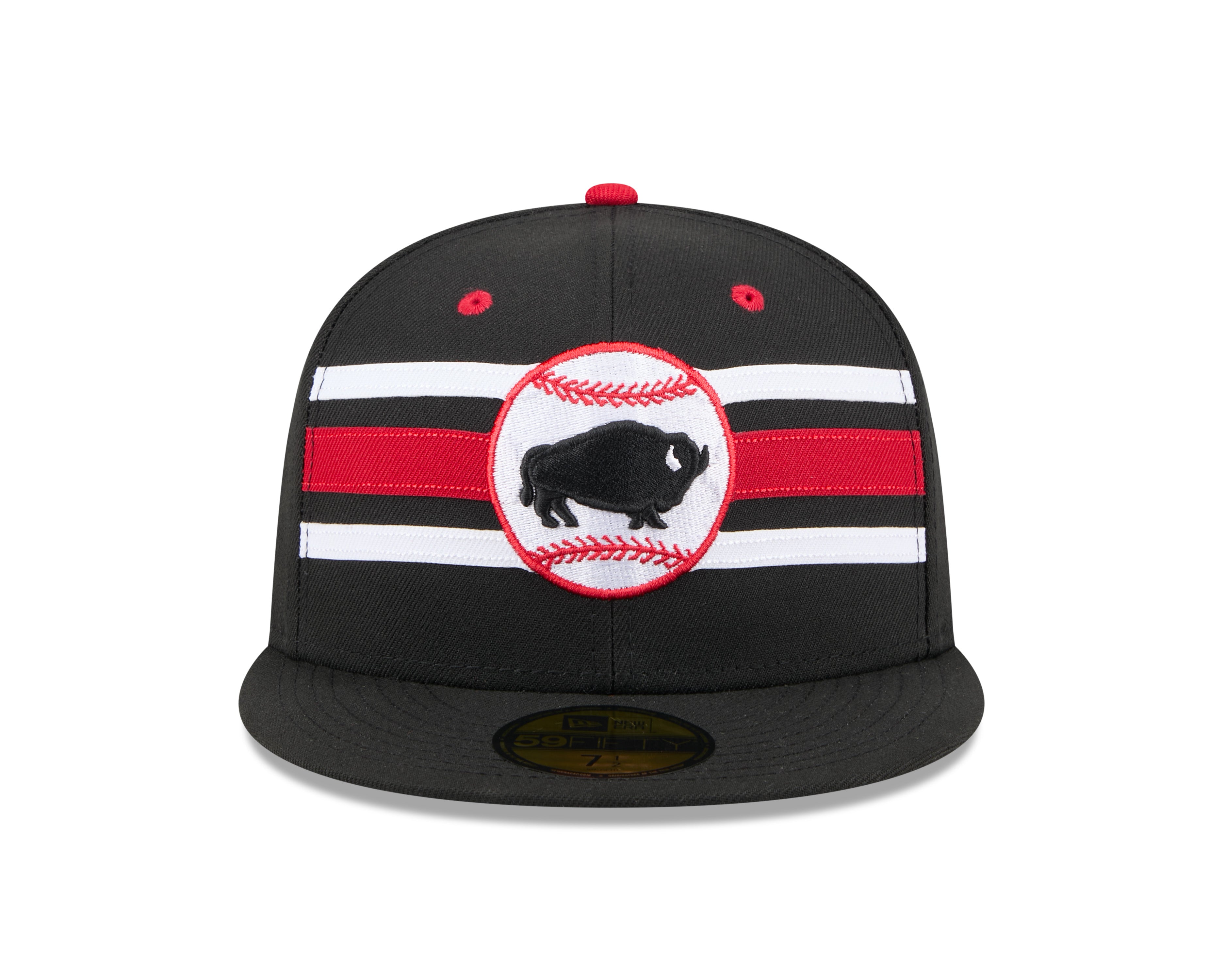 New Era - 59fifty Fitted - MiLB - Theme Night - Buffalo Bisons- Black/Red - Headz Up 