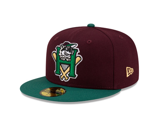 New Era - 59fifty Fitted - MiLB - Theme Night - Hudson Valley Renegades - Maroon/Teal