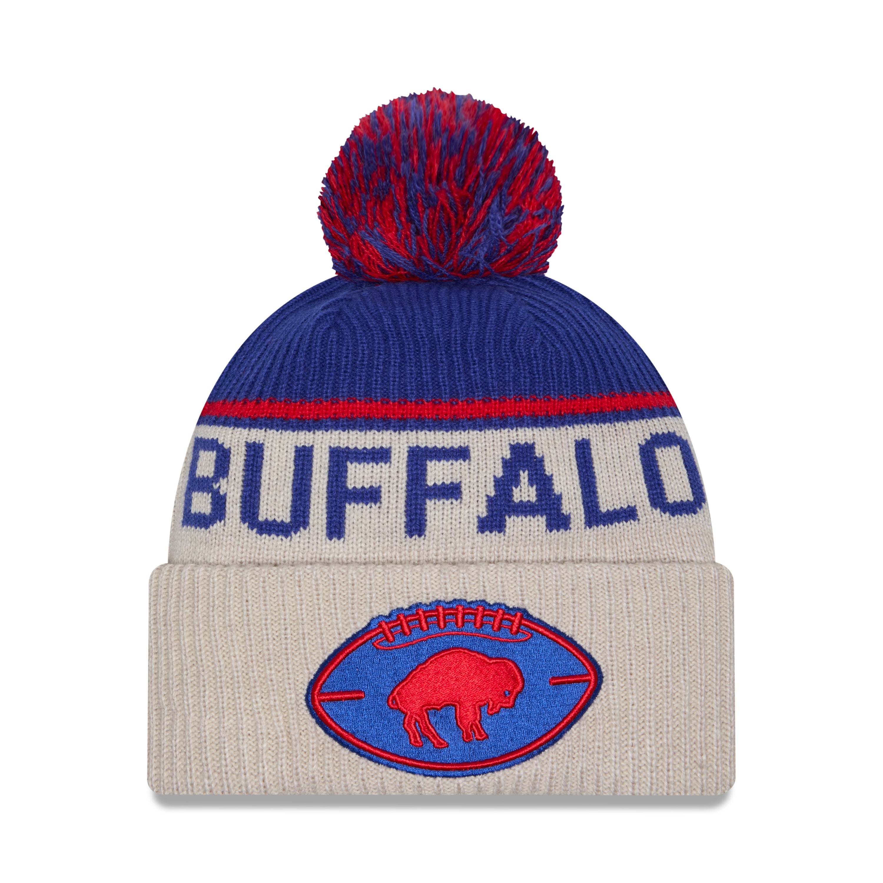 New Era - Buffalo Bills - NFL Sideline Beanie - Stone/OTC - Headz Up 