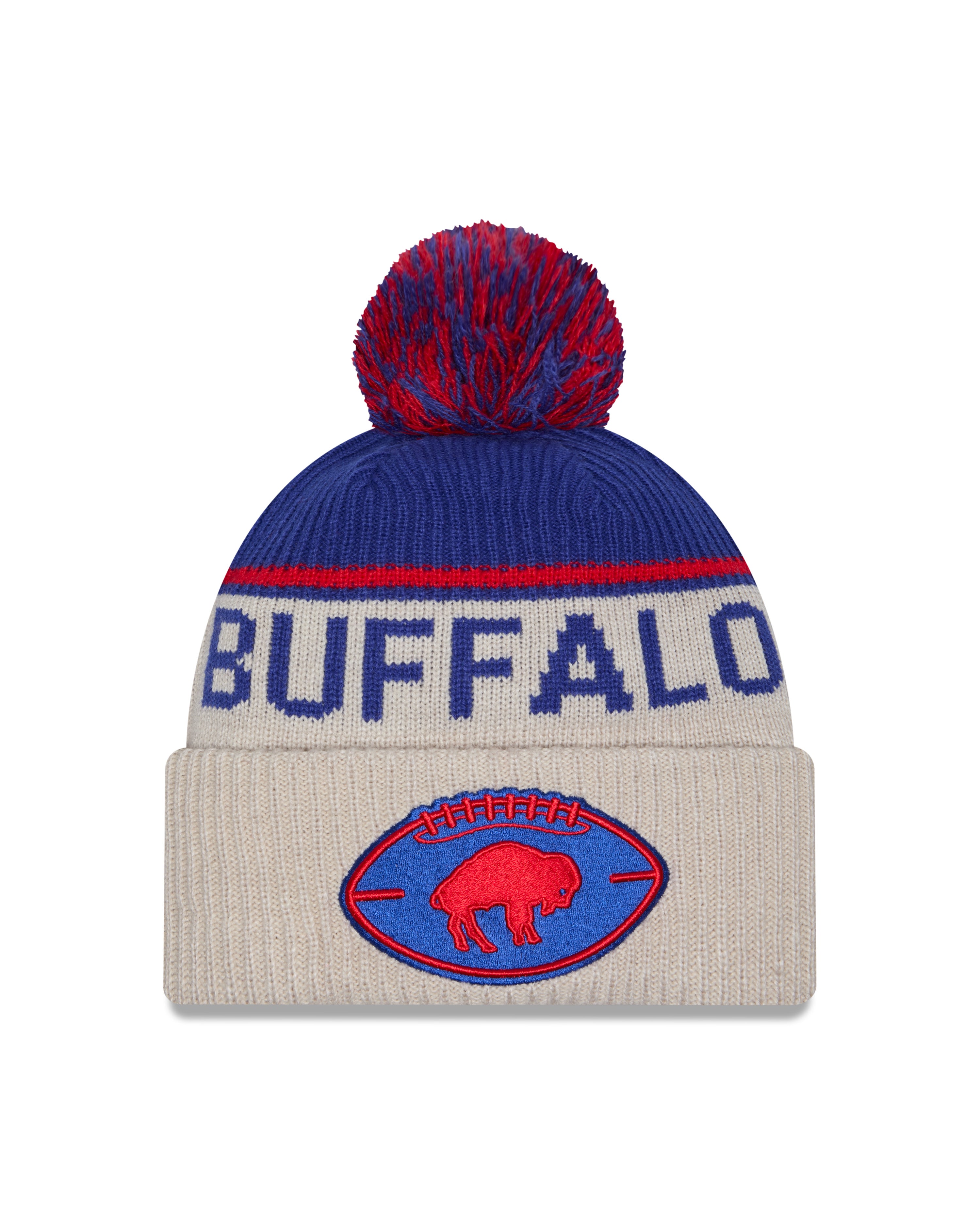 New Era - Buffalo Bills - NFL Sideline Beanie - Stone/OTC - Headz Up 