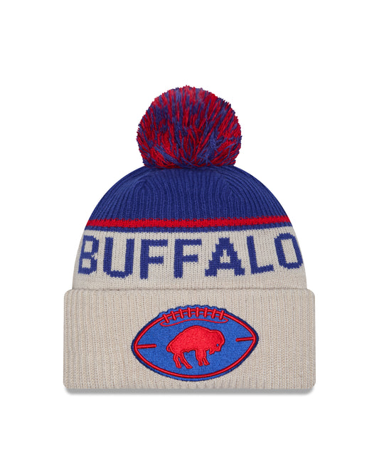 New Era - Buffalo Bills - NFL Sideline Beanie - Stone/OTC