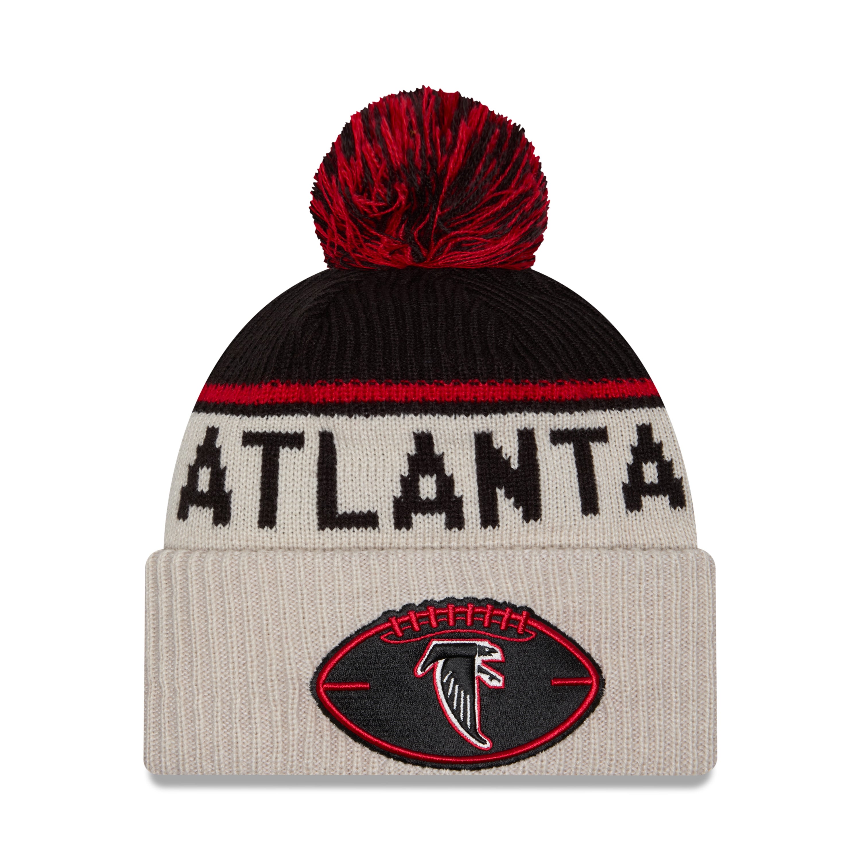 New Era - Atlanta Falcons - NFL Sideline Beanie - Stone/OTC - Headz Up 