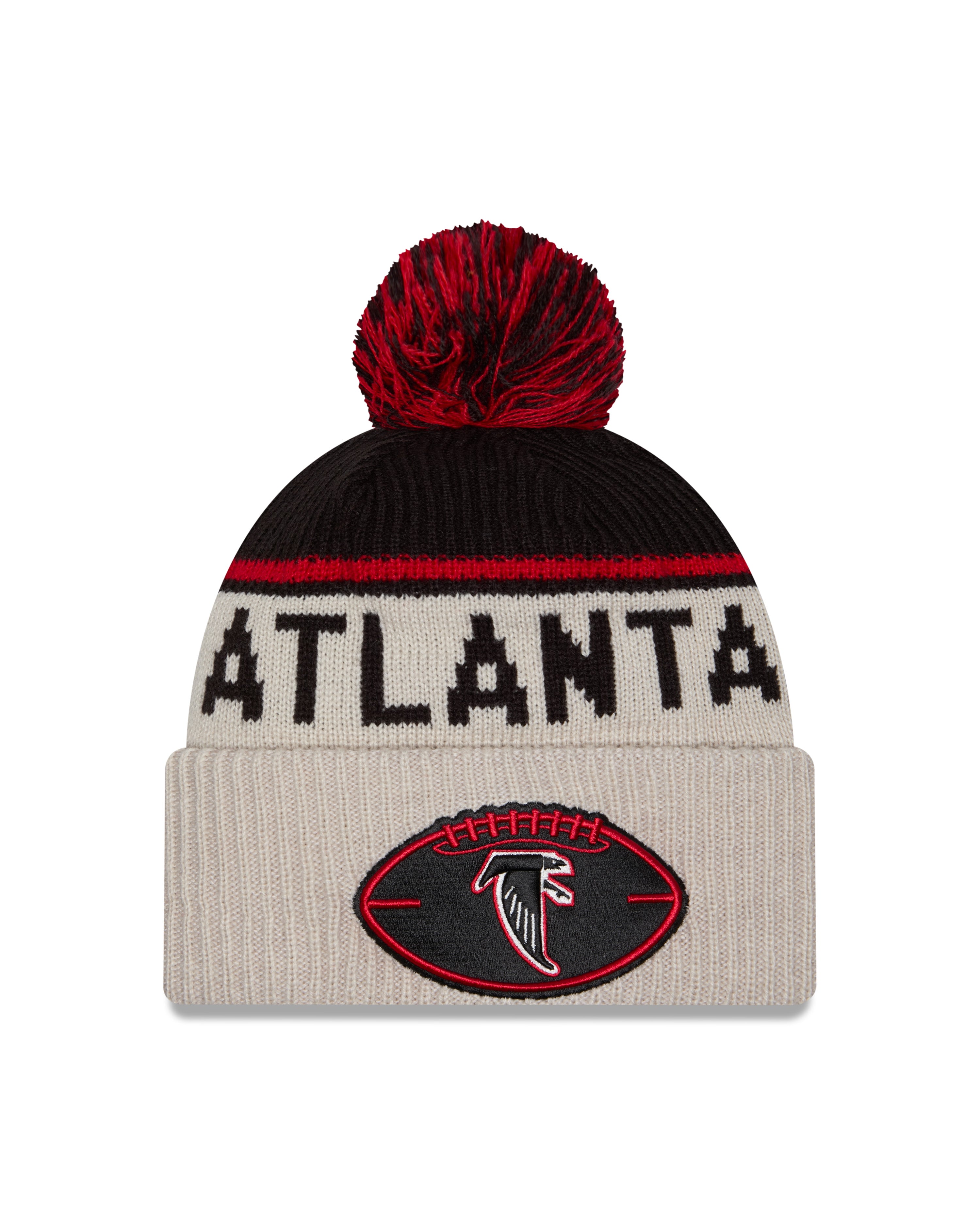 New Era - Atlanta Falcons - NFL Sideline Beanie - Stone/OTC - Headz Up 